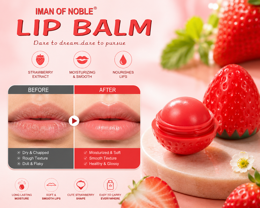 Strawberry Lip Balm 🍓💋
