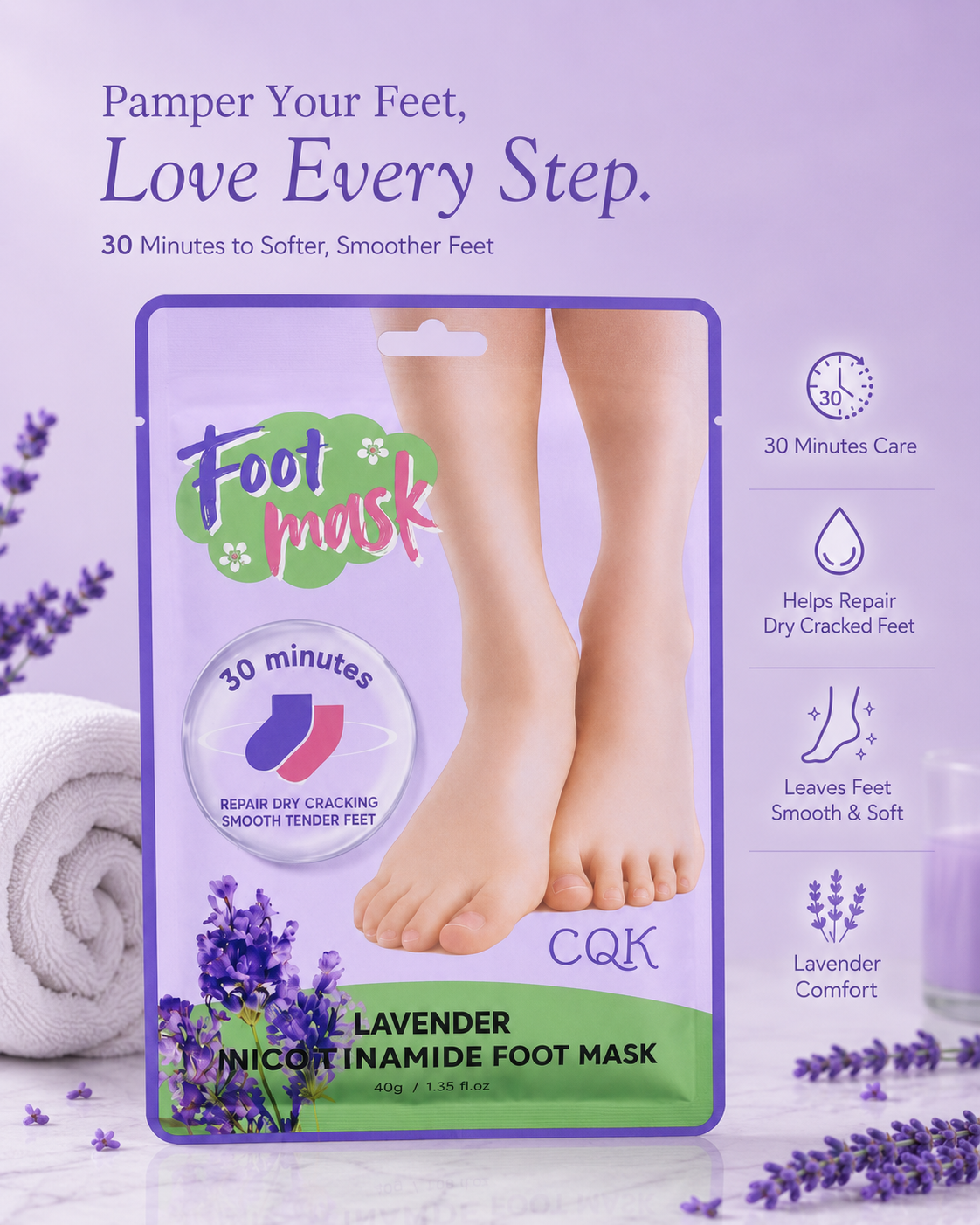 Lavender Foot Mask