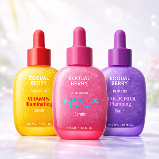 EQQUALBERRY 3-Step Glow Serum Set