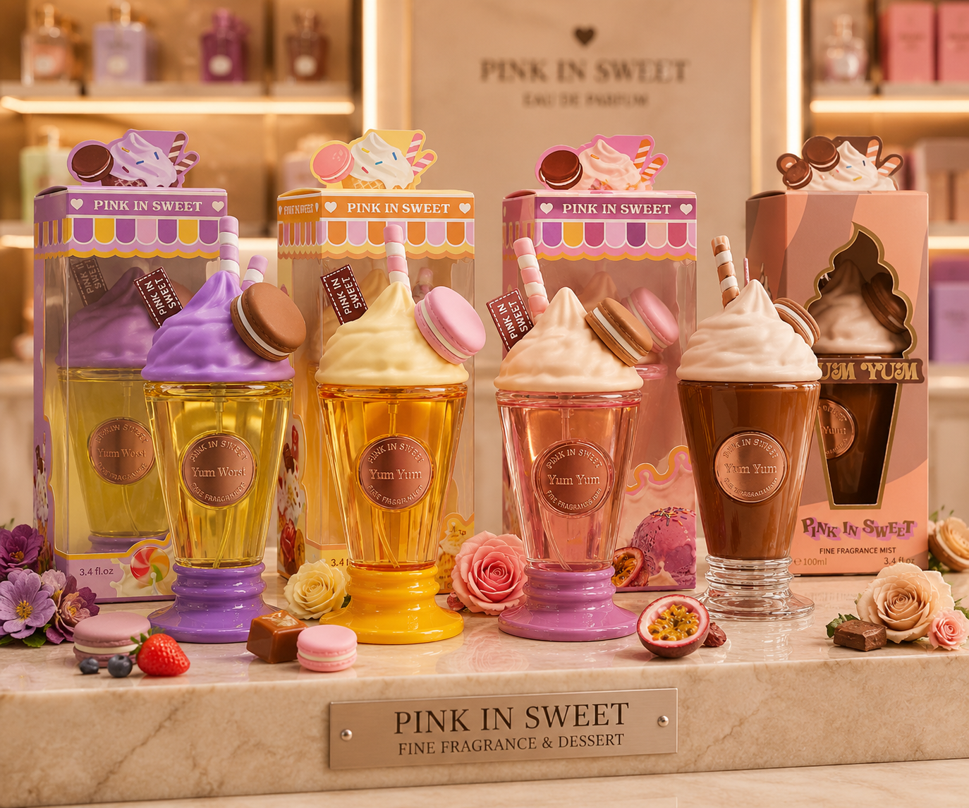 Pink In Sweet Perfume Collection