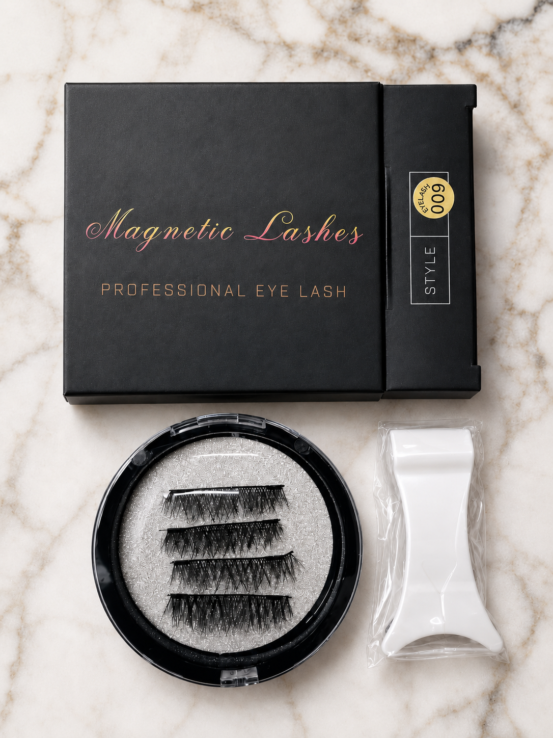 Magnetic False Eyelashes with Tweezers – Easy Glam, No Glue Needed