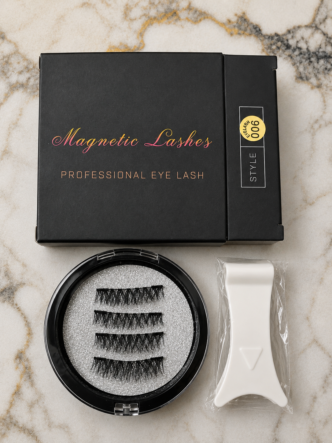 Magnetic False Eyelashes with Tweezers – Easy Glam, No Glue Needed