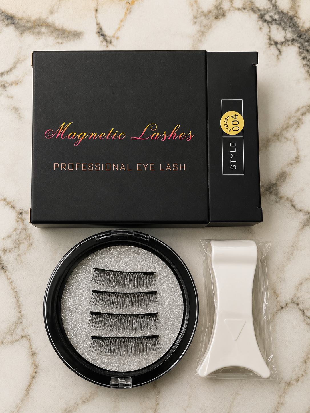 Magnetic False Eyelashes with Tweezers – Easy Glam, No Glue Needed