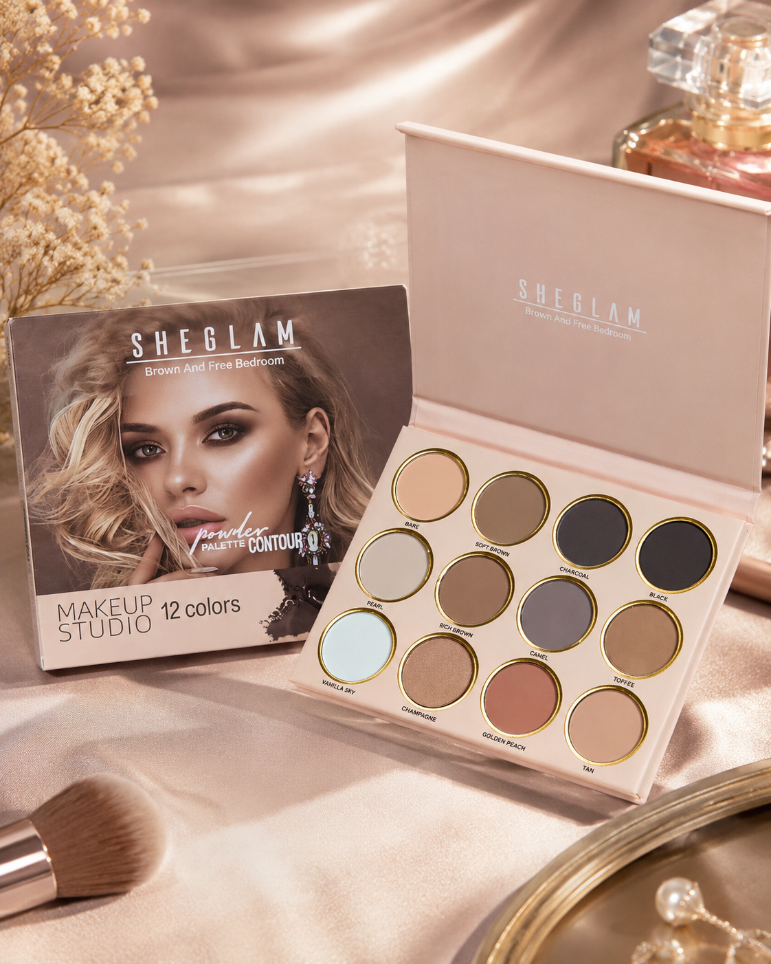 SHEGLAM Makeup Studio 12 Colors Eyeshadow Palette