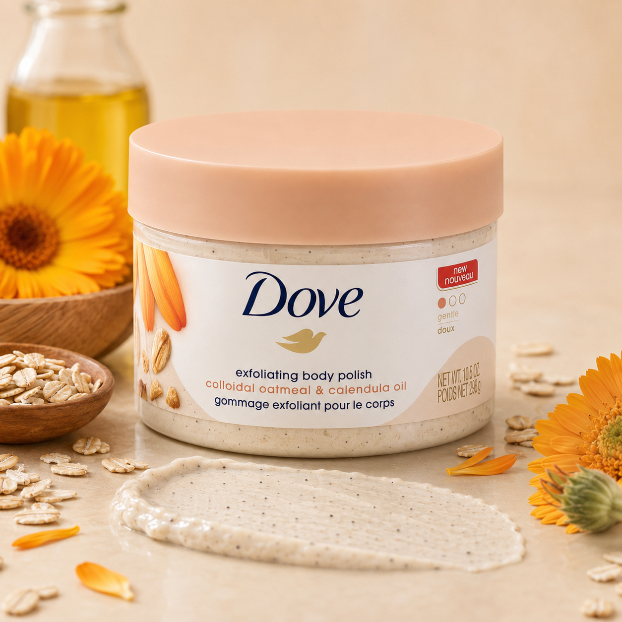 Dove Exfoliating Body Scrub – Smooth, Soft & Radiant Skin