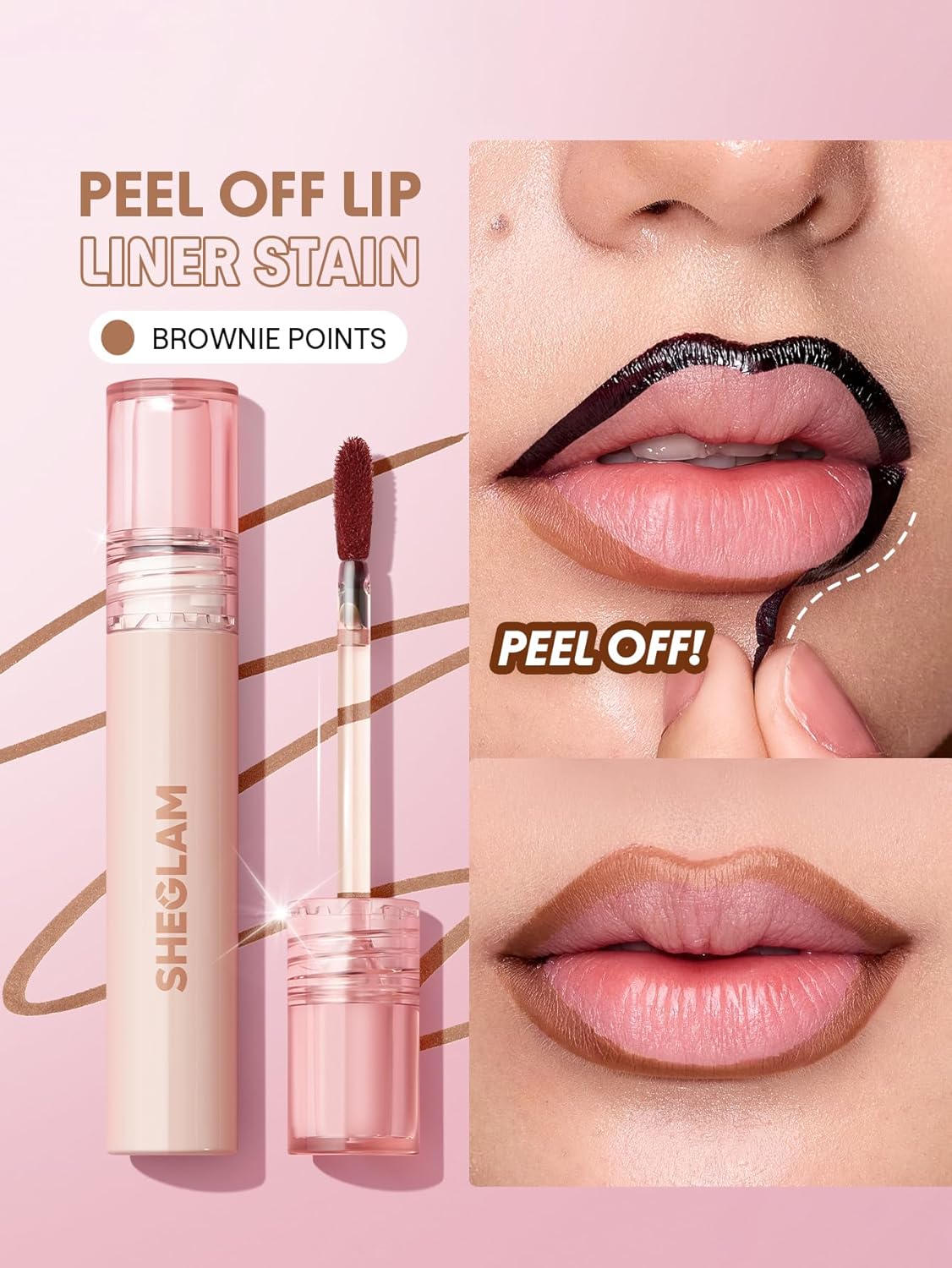 Sheglam Peel-Off Lip Liner Stain – Long-Lasting Lip Definition