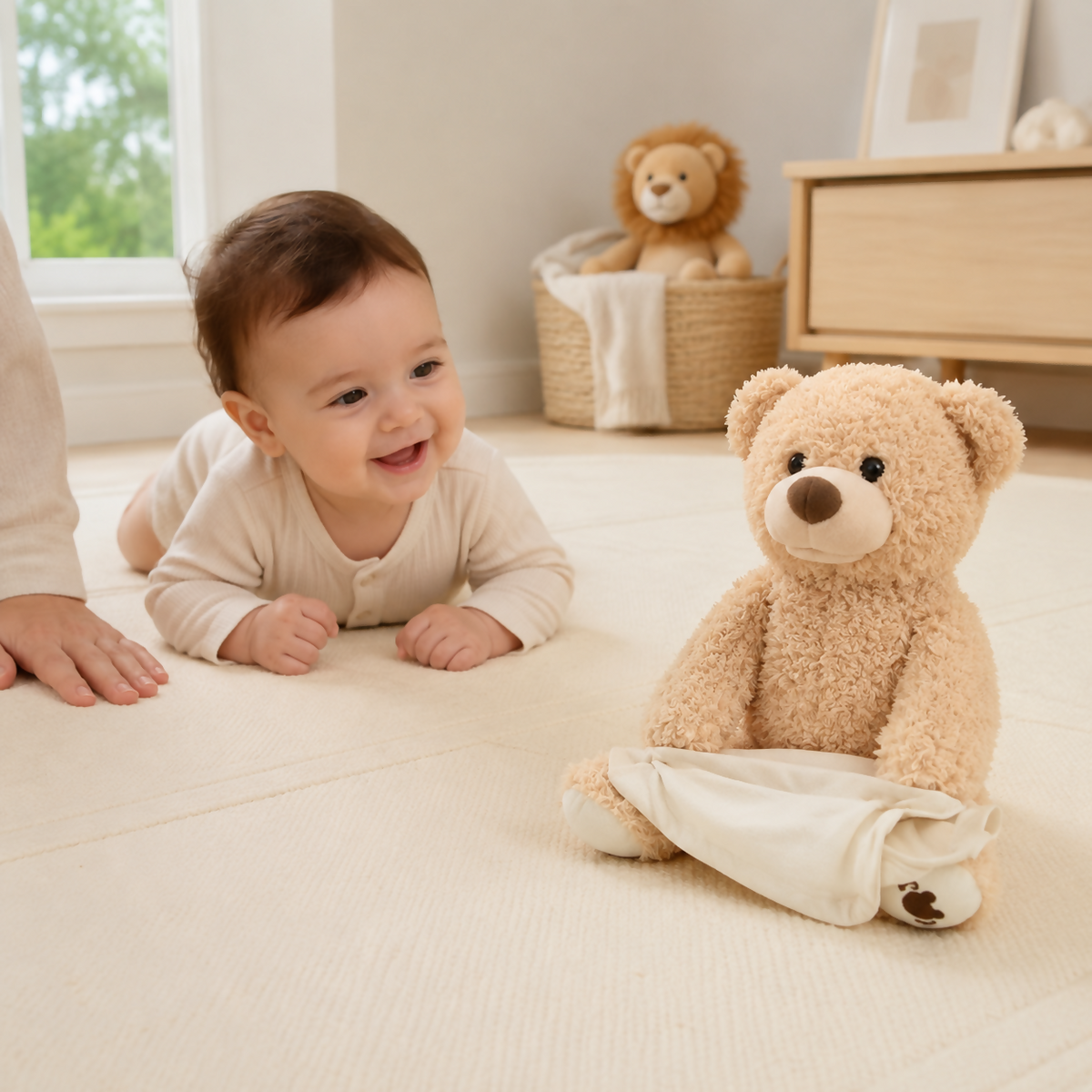 Interactive Peekaboo Teddy Bear 🧸