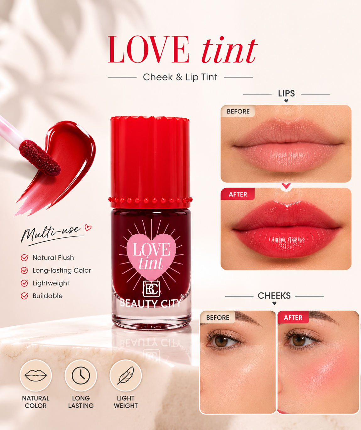 Beauty City Love Tint – Cheek & Lip Tint