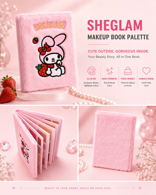 SHEGLAM Book Makeup Palette – All-in-One Master Collection