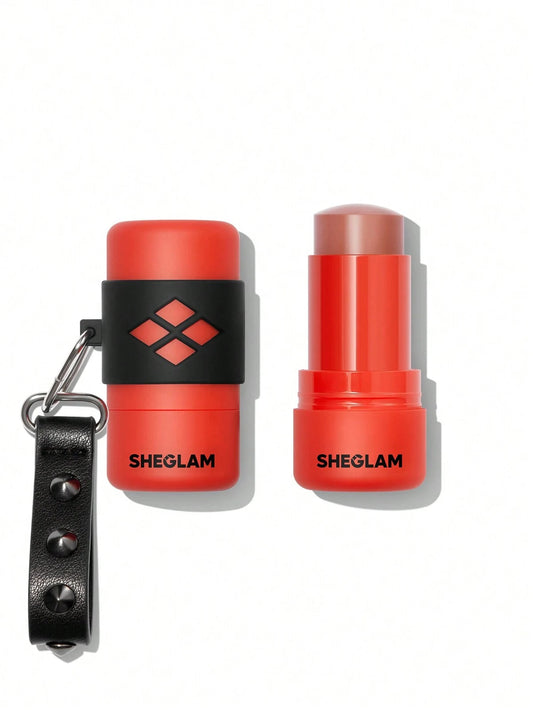 Harley Quinn X SHEGLAM Mischief Mallet Blush Stick – Bold Color, Playful Glow