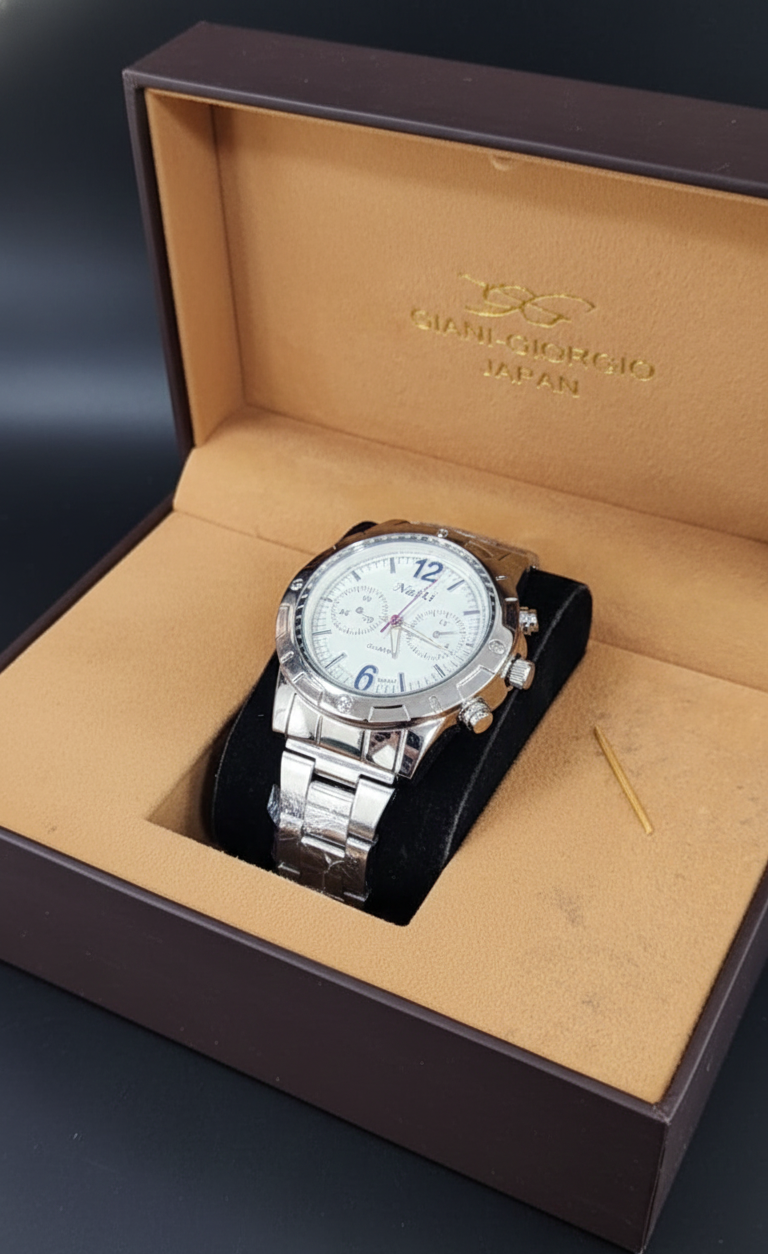 Men’s Classic Stainless Steel Watch