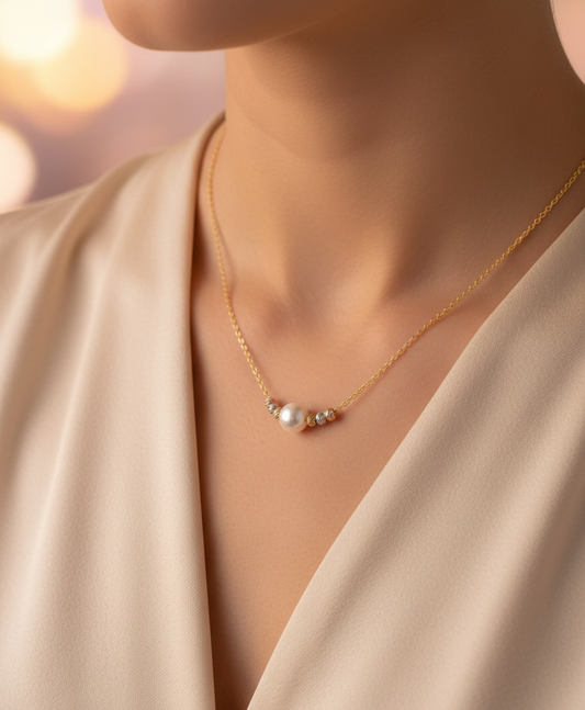 Classic Pearl Shine Necklace