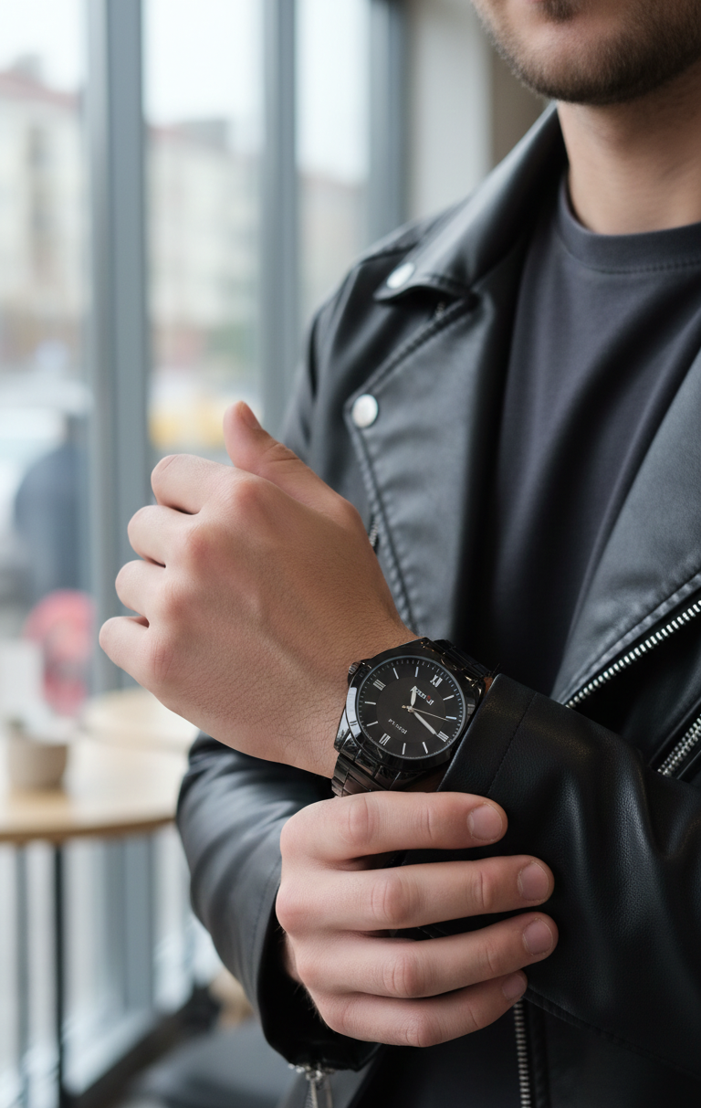 Men’s Classic Stainless Steel Watch