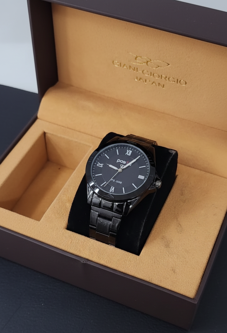 Men’s Classic Stainless Steel Watch