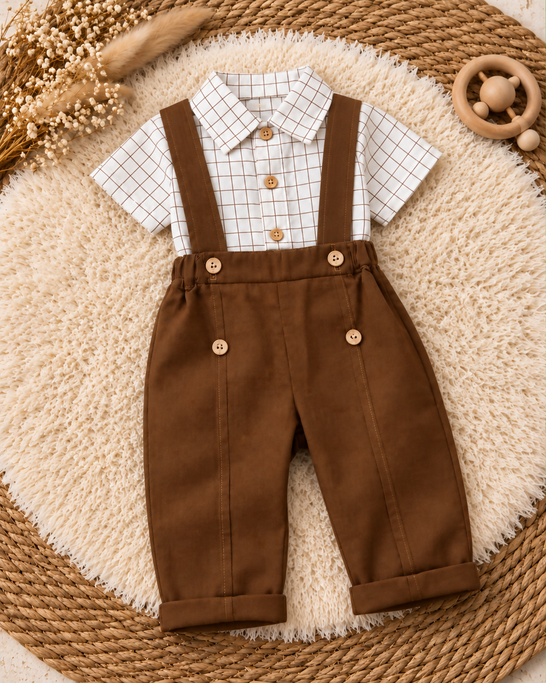 Turkish Baby Boy Suspender Set