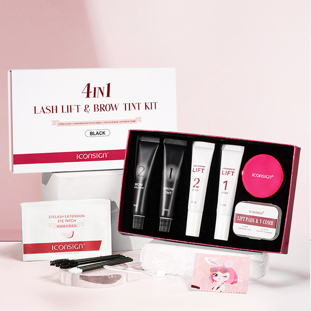 Iconsign 4 in 1 Lash Lift & Brow Tint Kit – Complete Professional Care