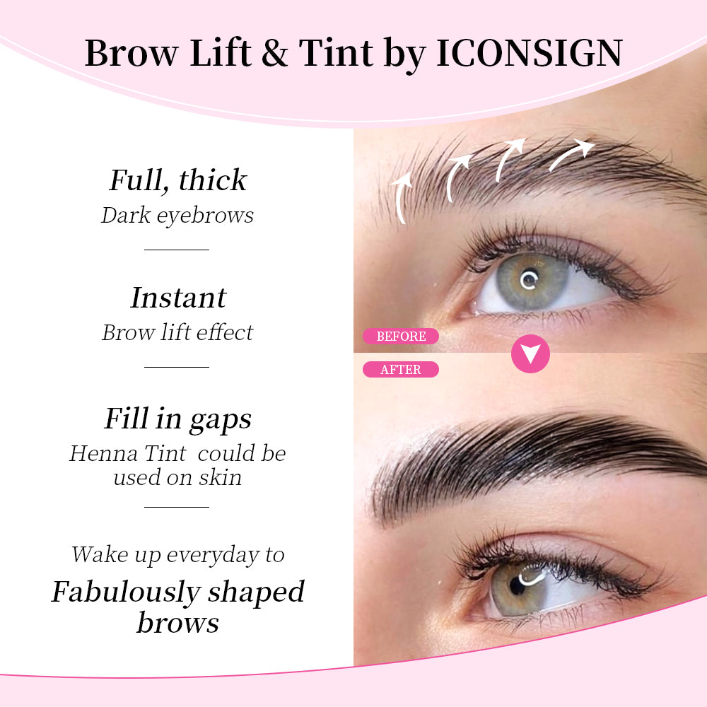 Iconsign 4 in 1 Lash Lift & Brow Tint Kit – Complete Professional Care