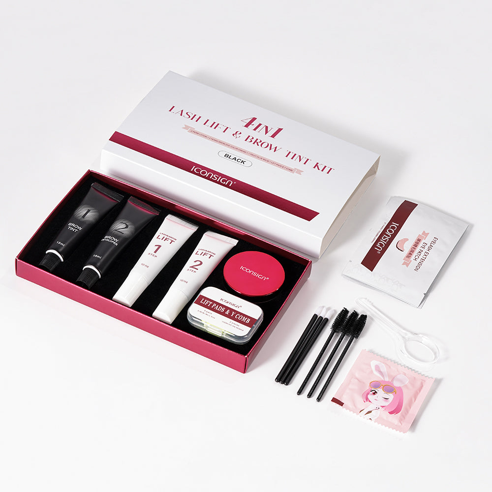 Iconsign 4 in 1 Lash Lift & Brow Tint Kit – Complete Professional Care
