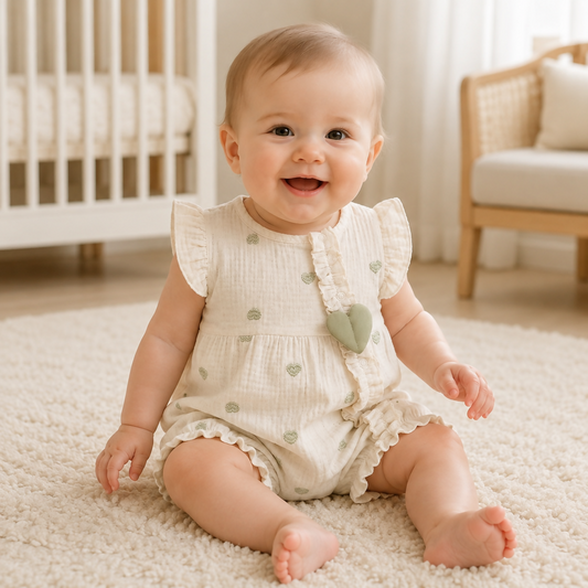 Turkish Cotton Baby Romper