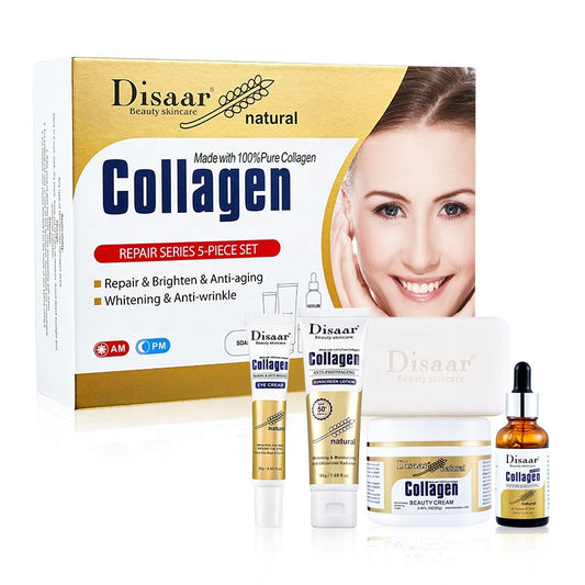 Disaar Collagen Skincare Set 💛✨ (Repair Series – 5 Pieces)