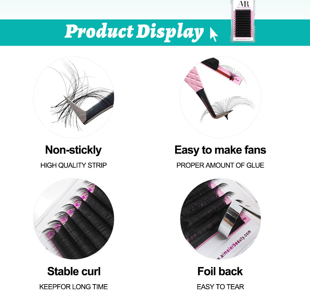 AMR Lash Extensions – Volume, Precision & Longevity (8 mm to 15 mm)