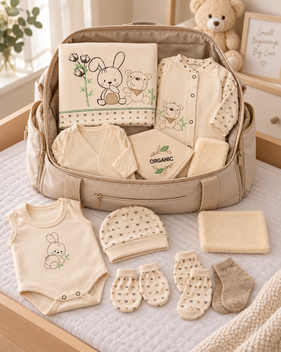 Newborn Hospital Set – 10 Pieces