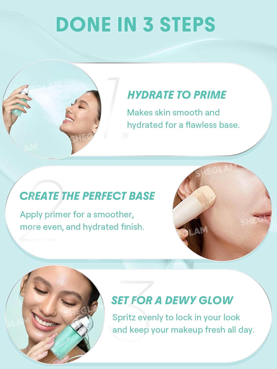SHEGLAM Good Grip Hydrating Prime & Set Spray