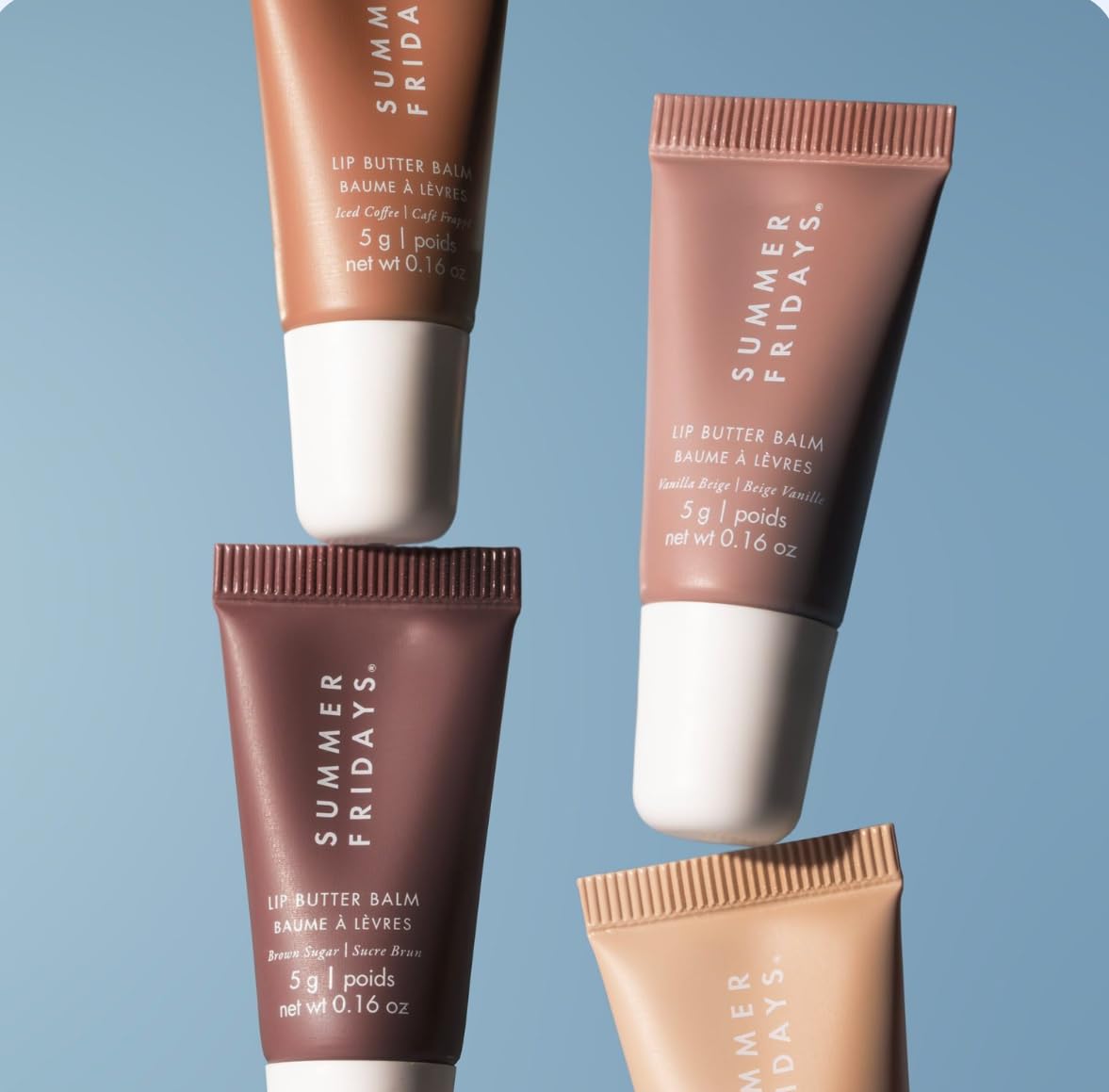 Summer Fridays The Mini Neutrals Lip Butter Balm Set