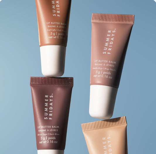 Summer Fridays The Mini Neutrals Lip Butter Balm Set