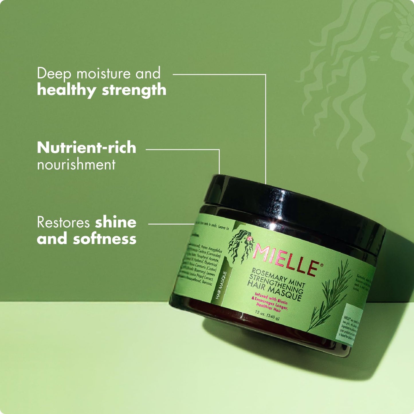 Mielle Rosemary Mint Strengthening Hair Care Set