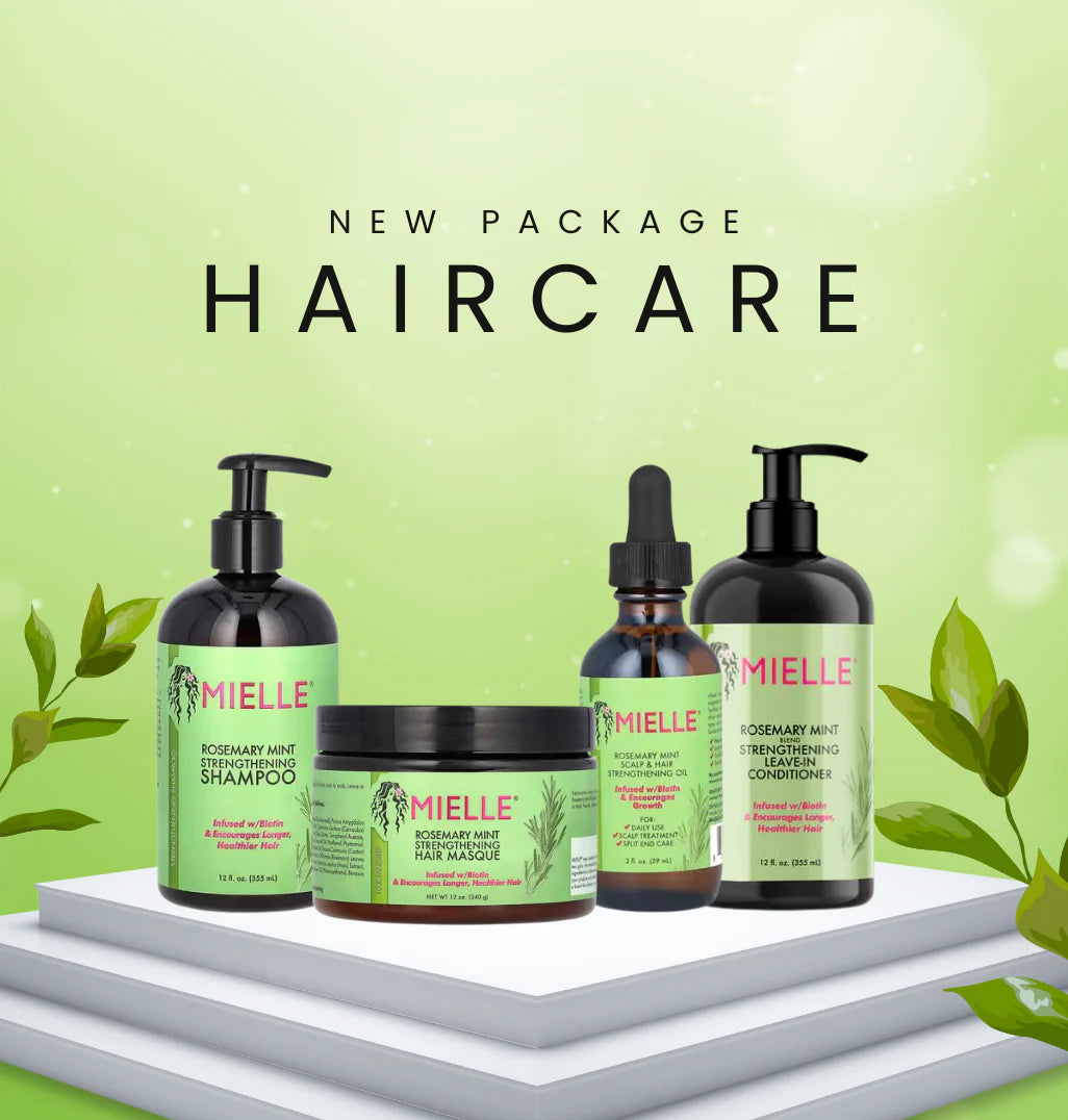 Mielle Rosemary Mint Strengthening Hair Care Set