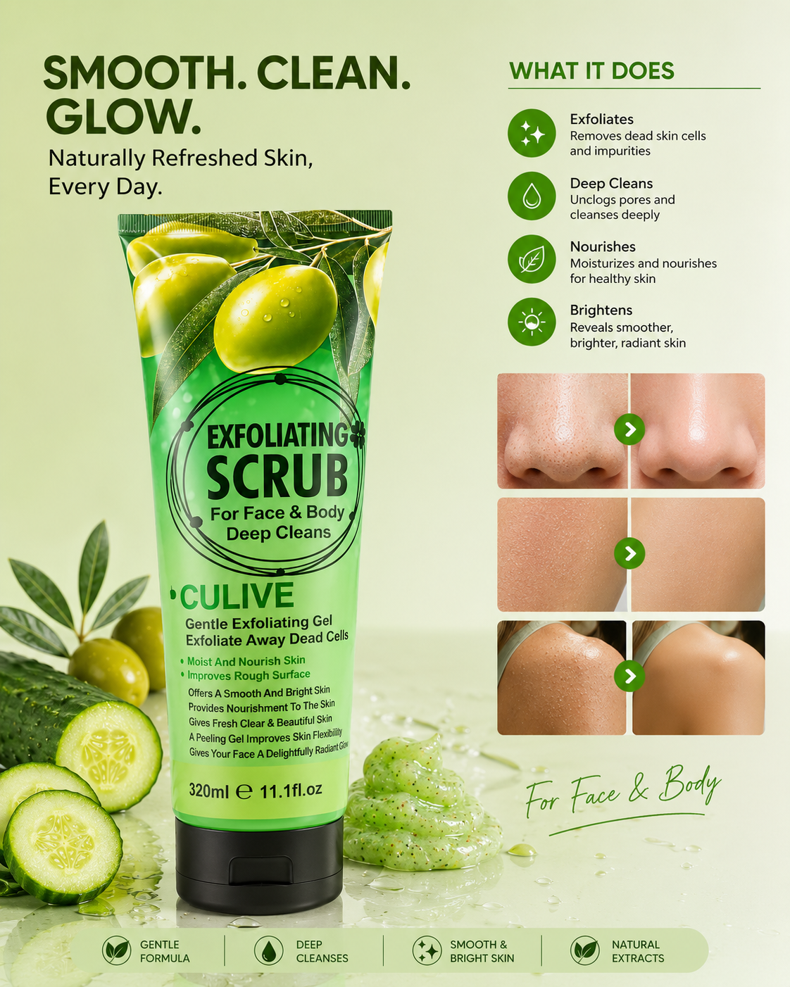 Face & Body Exfoliating Scrub