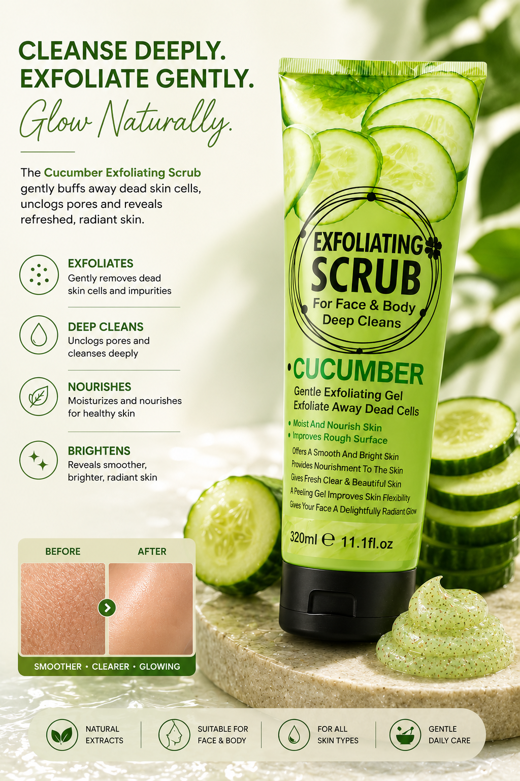 Face & Body Exfoliating Scrub