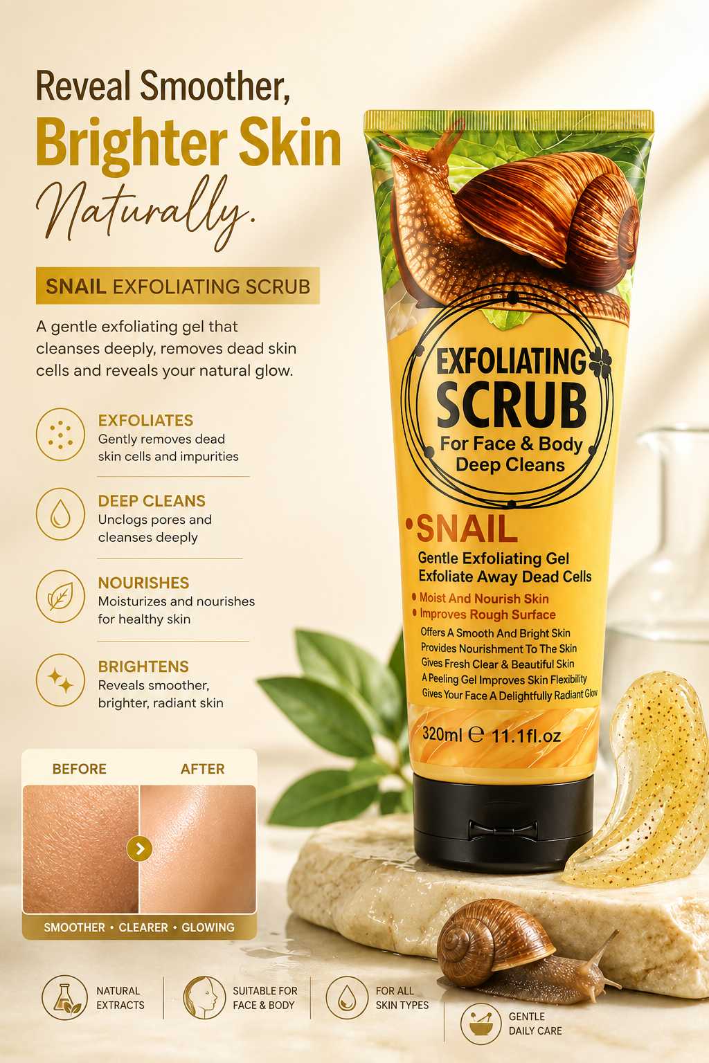 Face & Body Exfoliating Scrub