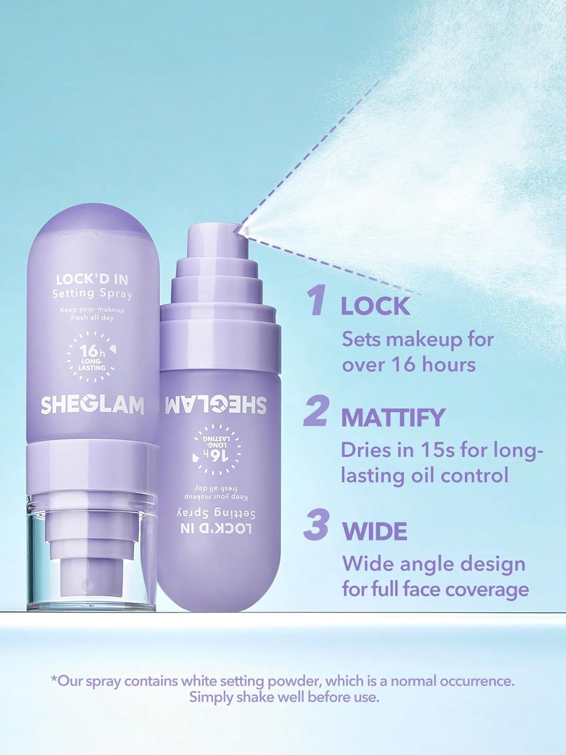 SHEGLAM Lock'D In Setting Spray