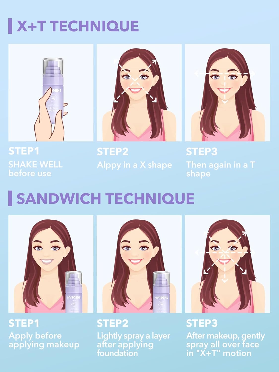 SHEGLAM Lock'D In Setting Spray
