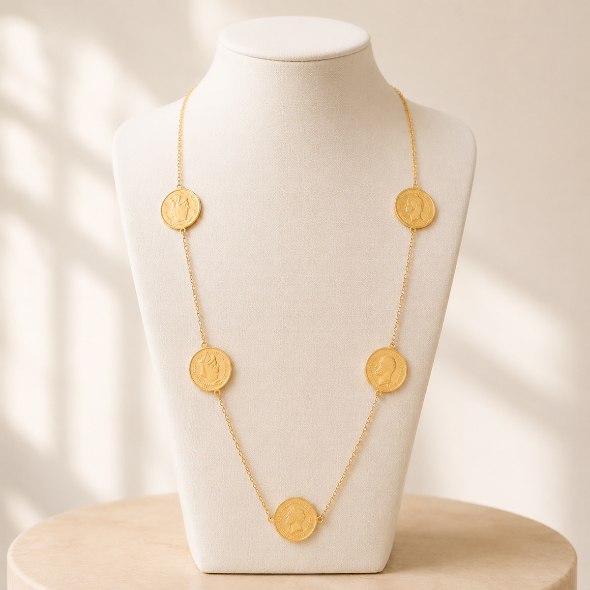 Brazilian Coin Necklace – 80 cm