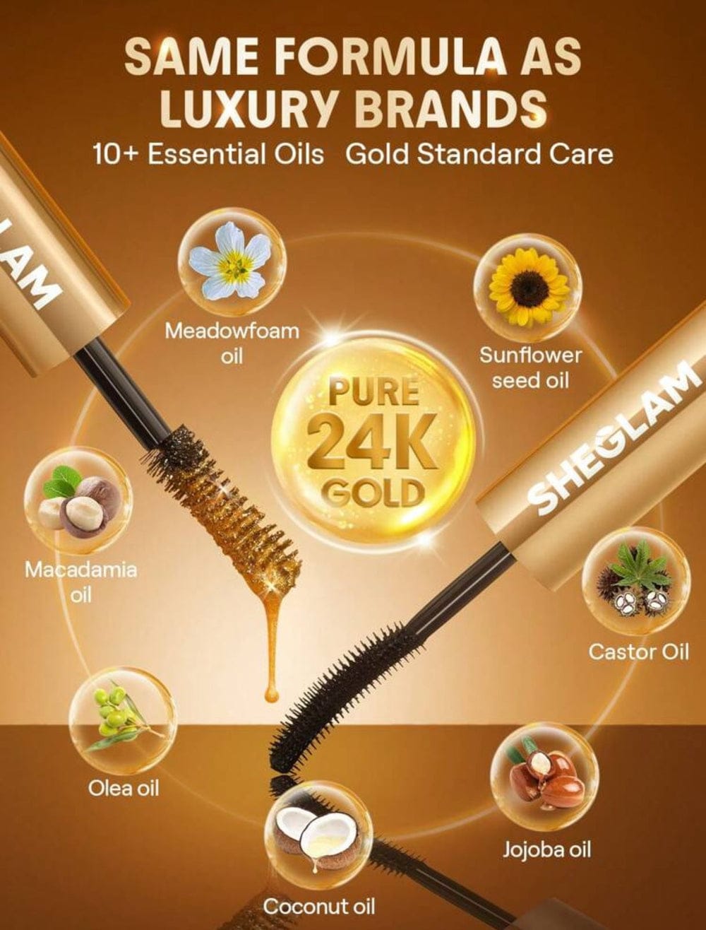 SHEGLAM All-In-One 24K Multi-Effect Mascara