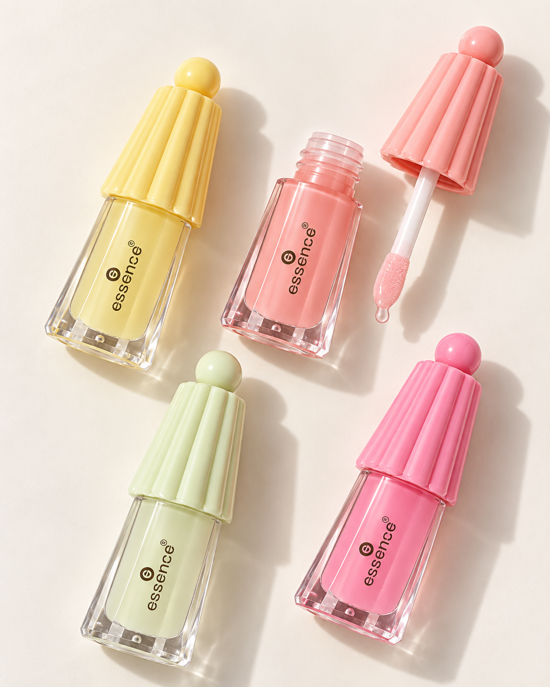 Juicy Shine Lip Oil Set – 4 Pieces