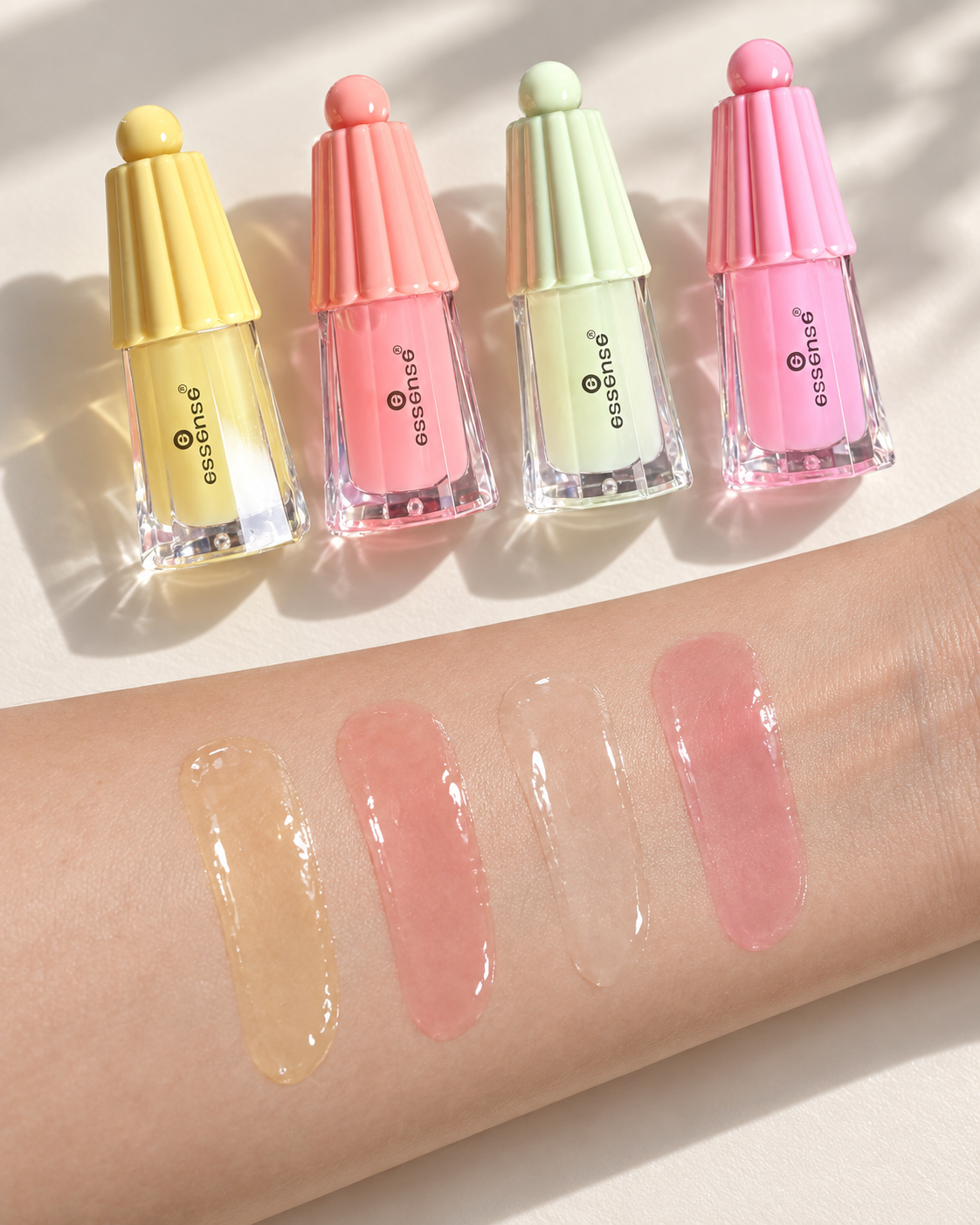Juicy Shine Lip Oil Set – 4 Pieces