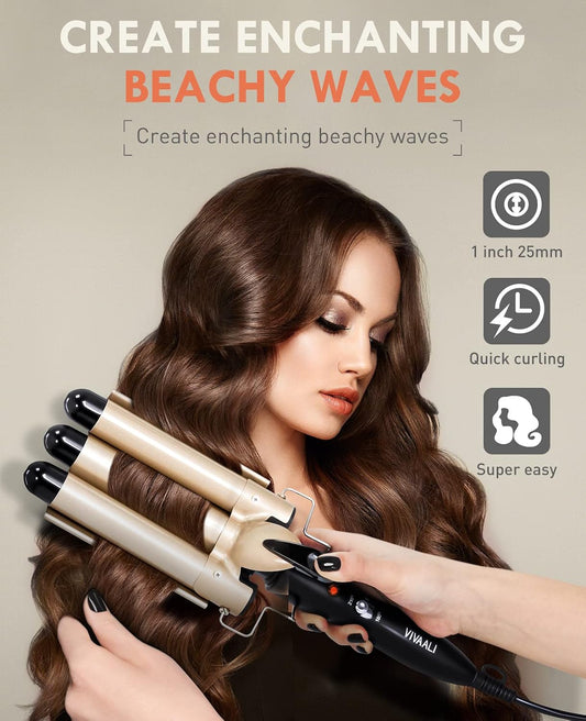 VIVALI 3-Barrel Hair Waver