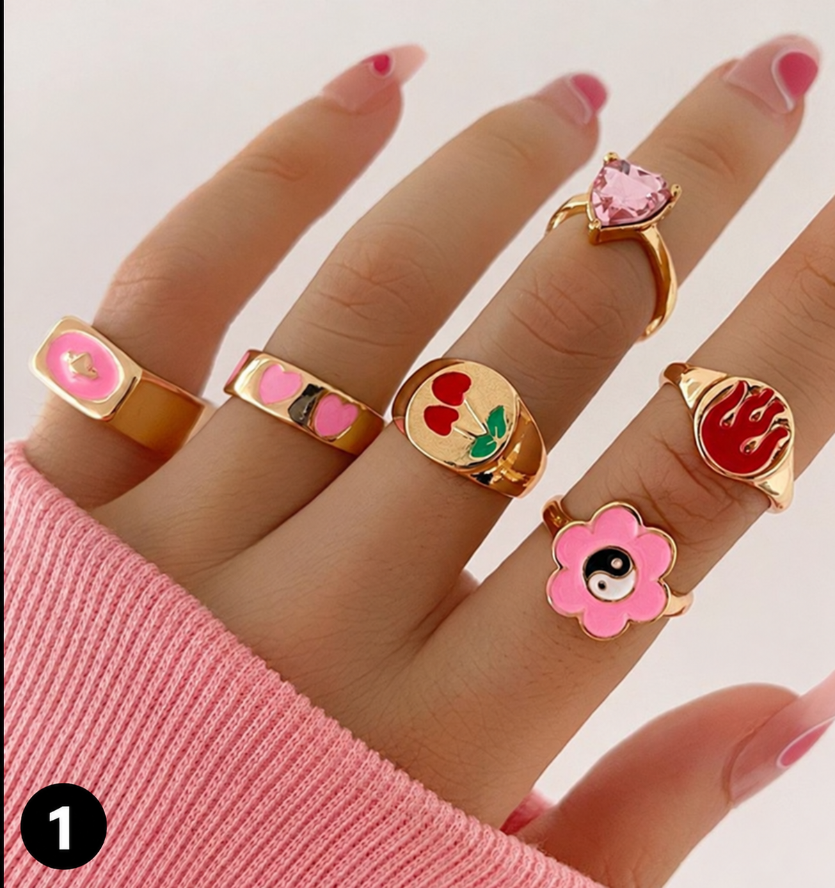 Assorted Fashion Ring Sets