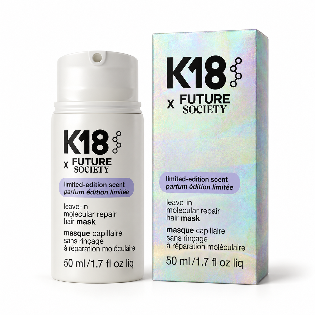 K18 × Future Society Limited-Edition Scent Molecular Repair Hair Mask – 50ml