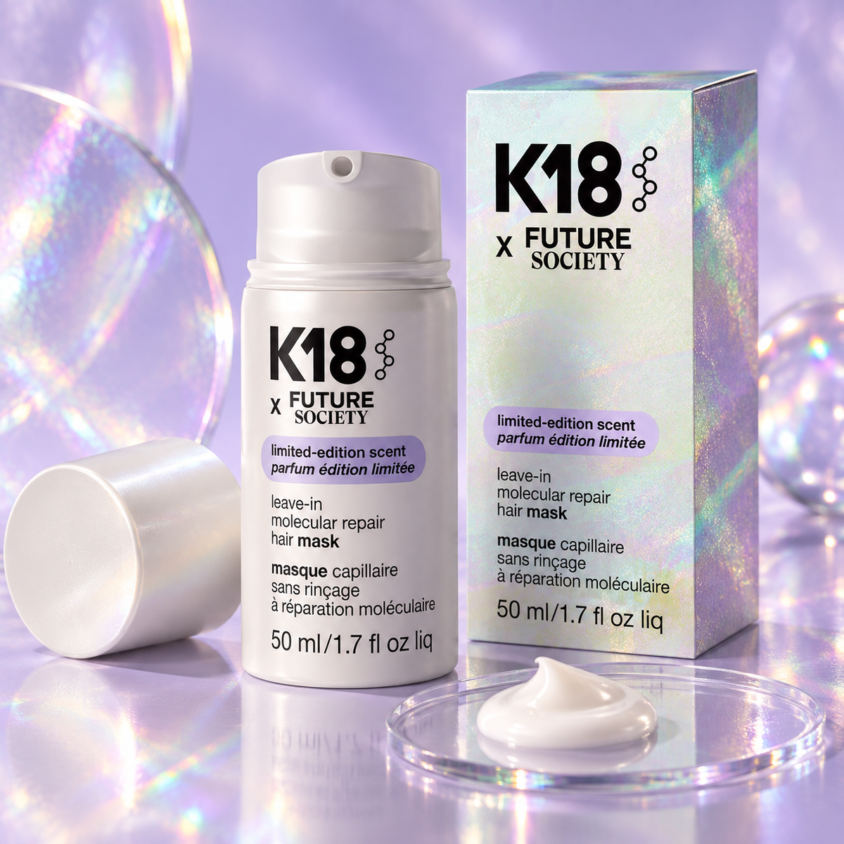 K18 × Future Society Limited-Edition Scent Molecular Repair Hair Mask – 50ml