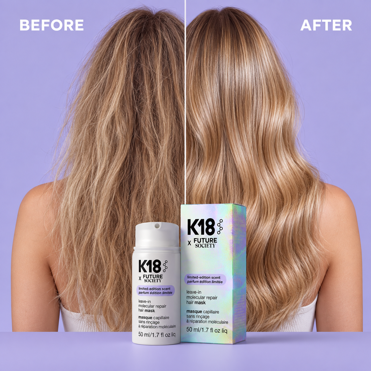 K18 × Future Society Limited-Edition Scent Molecular Repair Hair Mask – 50ml
