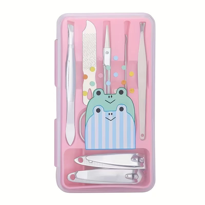Portable Manicure & Pedicure Grooming Set
