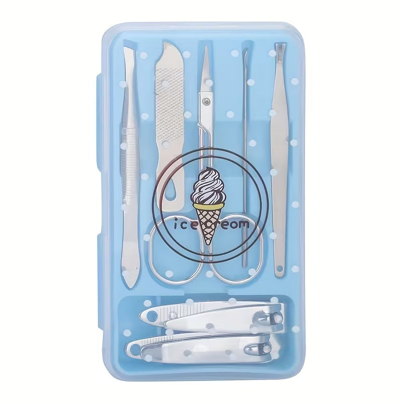 Portable Manicure & Pedicure Grooming Set