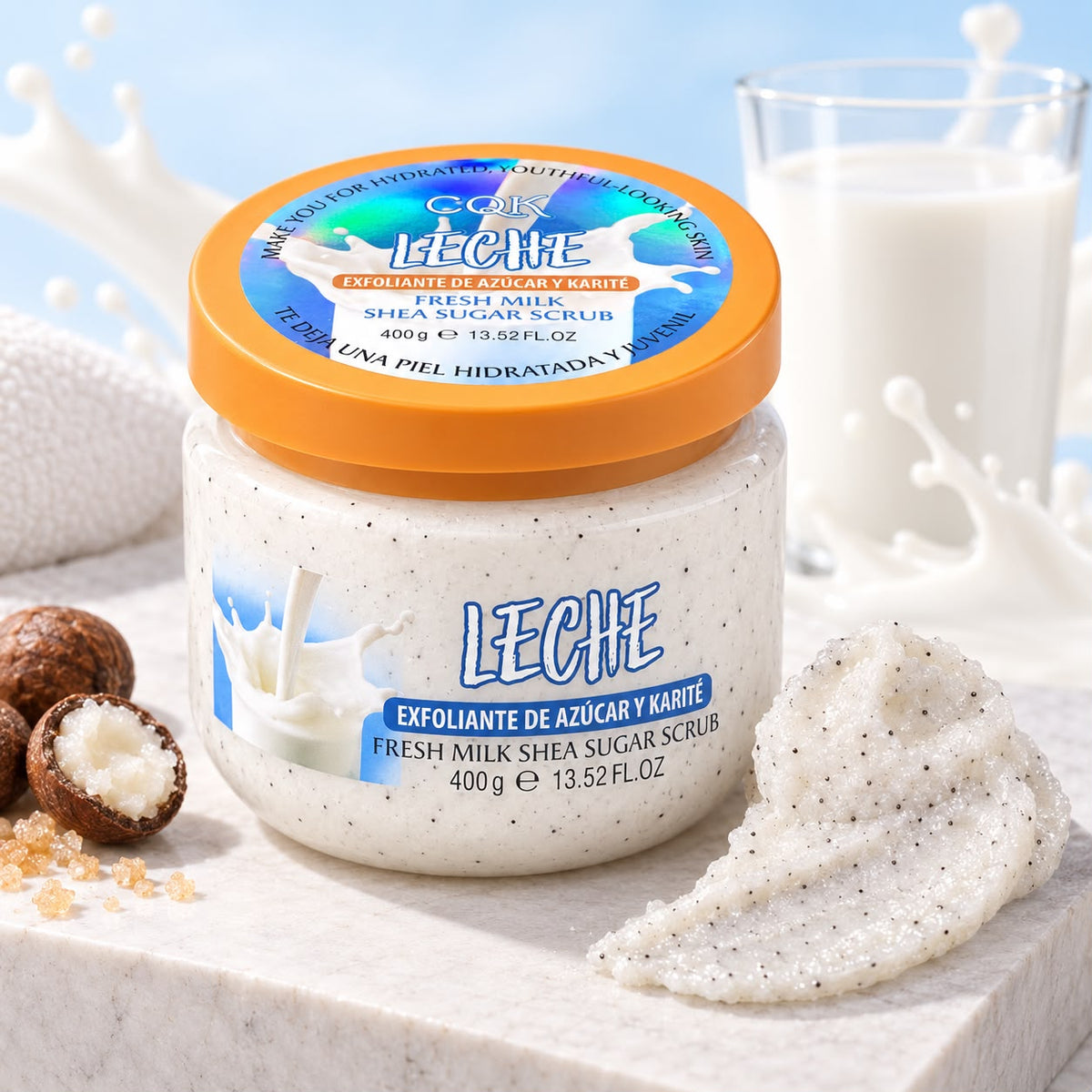 CQK Shea Sugar Body Scrub – 400g