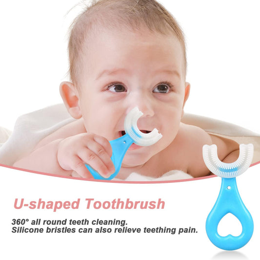 U-Shaped Silicone Baby Toothbrush