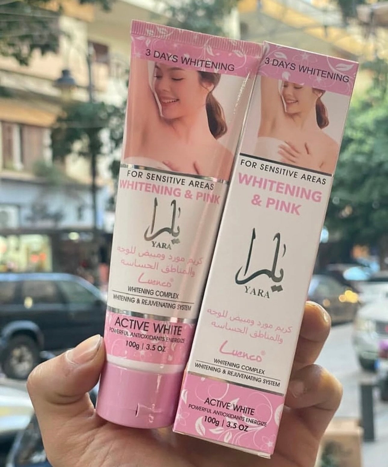 Yara Luenco Whitening & Pink Cream – 100 g